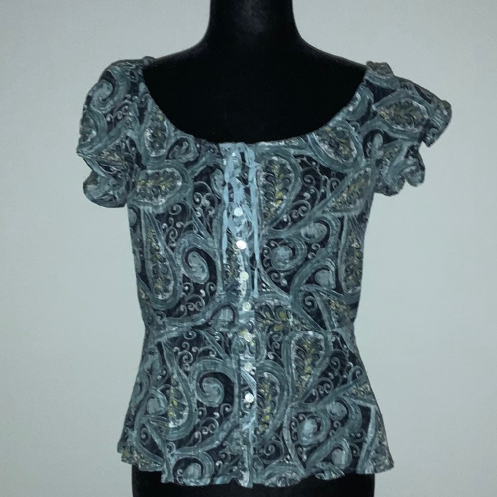 Lucky Brand Blue Blouse
